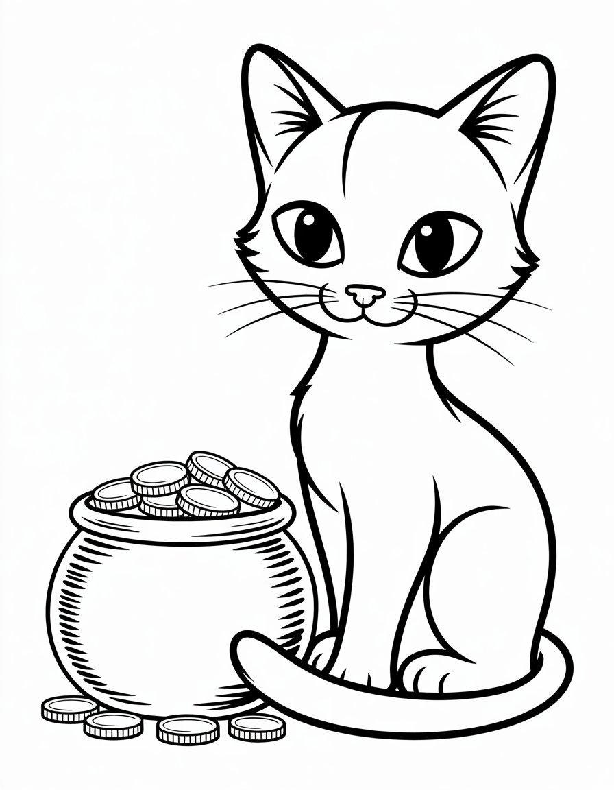 Lucky Black Cat